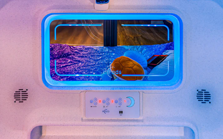 zpod bed feature - circadian led lights