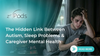 A promotional image for zPods titled "The Scale of the Problem: How Common Are Sleep Issues in Autism?" It features an exhausted young man with dark circles under his eyes sitting up in bed at 3:17 AM, holding a smartphone and looking distressed. 