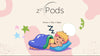 Modern US family bedroom with open zPods sensory sleeping pod highlighting safe sensory sleep solutions for children with autism