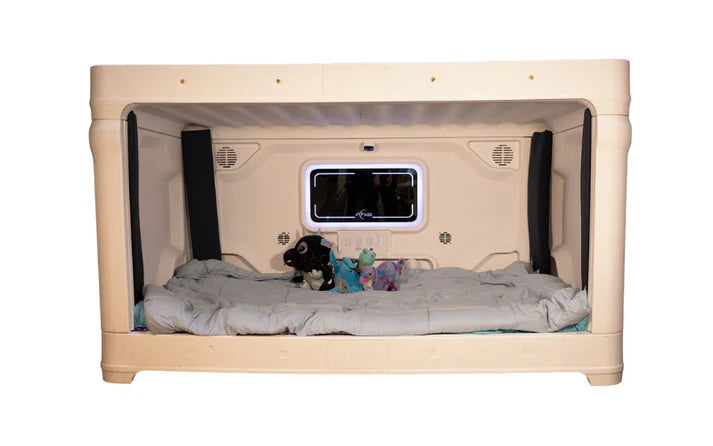 Interior of zPods Gen 2 Single Sensory Bed