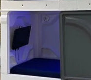zPods Double Sensory Bed in a room setting